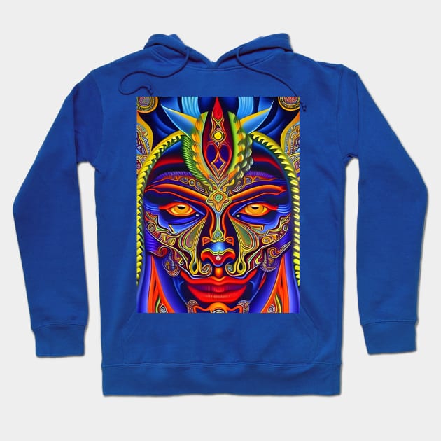 Dosed in the Machine (24) - Trippy Psychedelic Art Hoodie by TheThirdEye